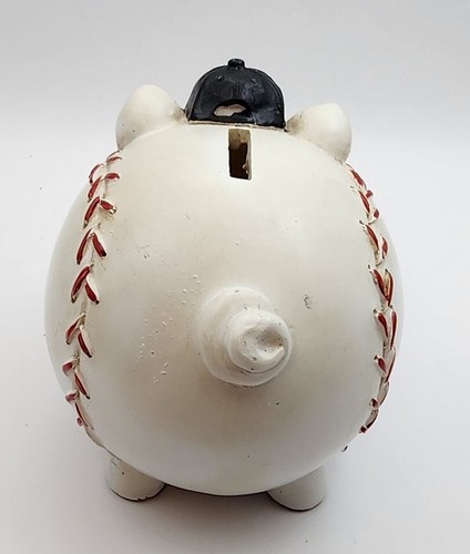 Vintage Baseball / Pig Piggy Bank / Ceramic - Picture 4 of 5