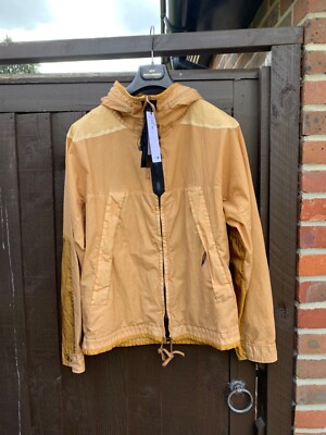 C.P. Company 50 Fili Gum Mixed Goggle Jacket, Orange, SS23, BNWT