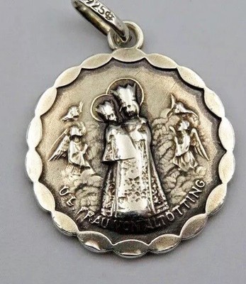 925 Silber Maria Mutter Gottes Anhänger (g)3c