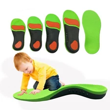 Kids Children Orthopedic Insoles Shoes Flat Feet Arch Support Anti Slip Sport US