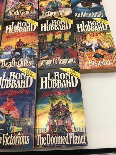 Vintage L Ron Hubbard Mission Earth Complete 10 Book Series 1-10 Paperback - Picture 11 of 21