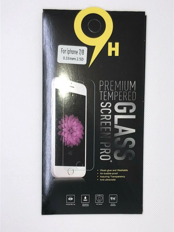 USA Stock Premium Real Screen Protector Tempered Glass For iPhone 7 / 8 - Image 2 of 3
