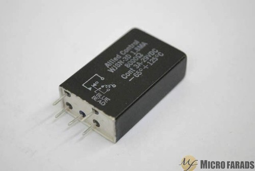 ALLIED CONTROL BLUE BEAD RELAY WJSN-3D 1.8MA 8000 OHM NEW IN BOX RARE! - Picture 2 of 2