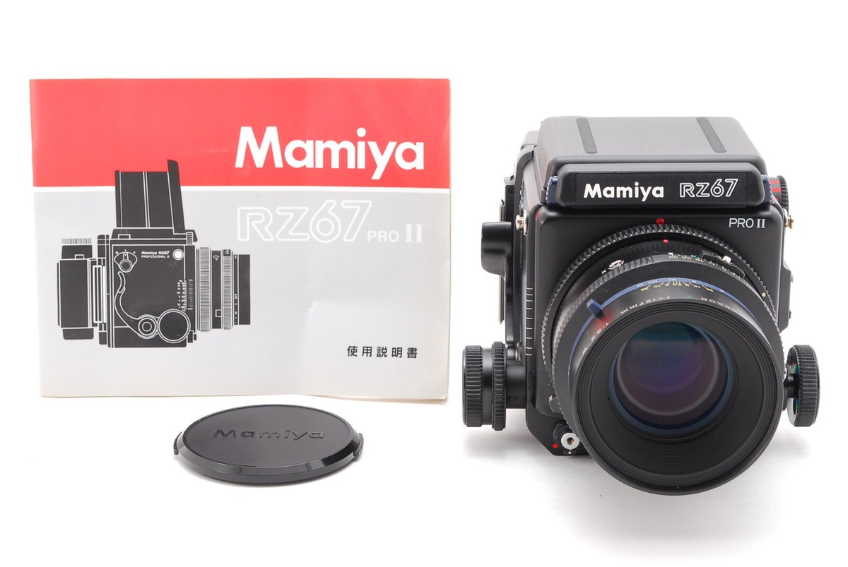 Mamiya RZ67 Pro II ＆127mm f3.8 Mamiya RZ67 Pro II Body, 127mm f3.8 lens, 120 back, WLF, new