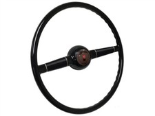 Steering Wheel 16 1940 Ford Deluxe Style Black V8 Horn Button Gm Spline