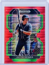 2022 Panini Prizm Draft Picks FOTL Red Pulsar JACOB REIMER RC Rookie 4/9