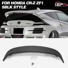 For 10.2 -12.8 CR-Z ZF1 SBLK Style Fiberglass Rear Wing Roof Spoiler Body Kit