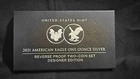 2021 American Silver Eagle One Ounce Reverse Proof Two-Coin Set Designer Edition