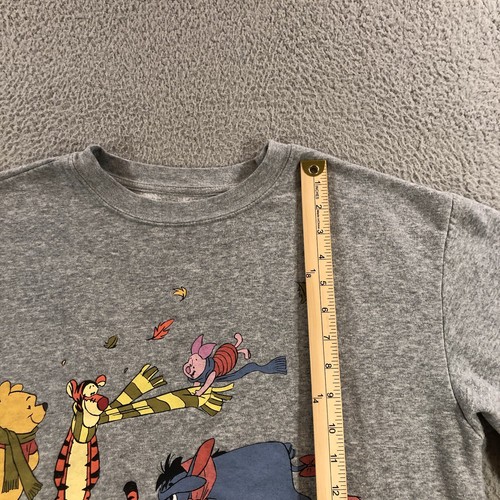 Winnie the Pooh Sweatshirt Youth L 12/14 Gray - Picture 4 of 19