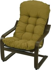 Cuscino imbottito per poltrona soggiorno IKEA POANG PELO, cuscino IKEA 10 cm