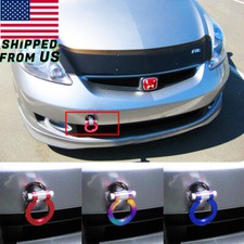 JDM Tow Hooks Aluminum JDM Car Bumper Track Racing Style Tow Hook Ring For Honda FIT 2009-2013