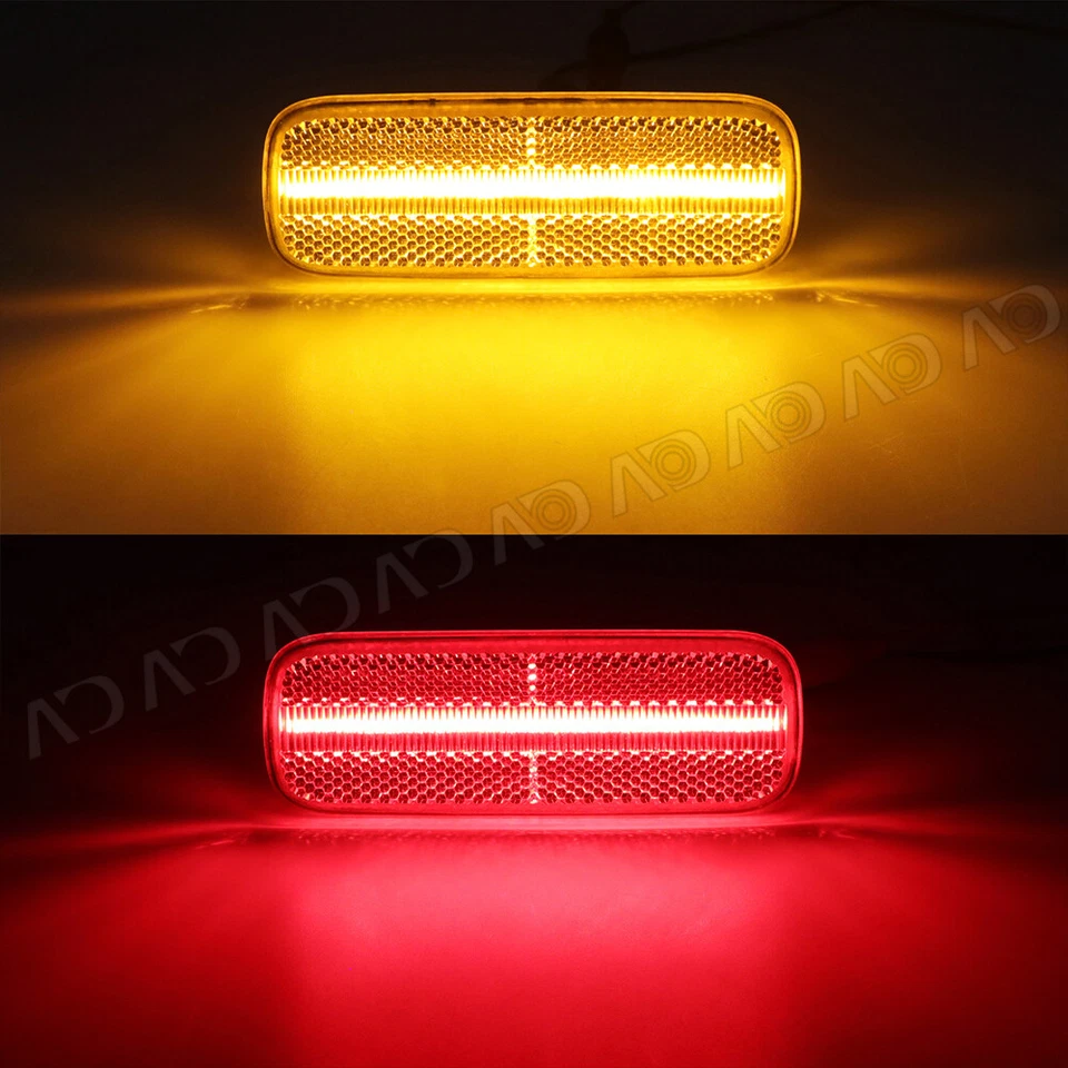 Lente transparente para Nissan 240SX S13 1989-1994 LED delantera + trasera luz marcadora lateral 4 piezas Foto 2 de 4