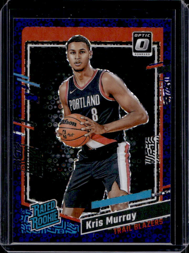 2023-24 Panini Donruss Optic Kris Murray Fast Break Purple RC #/99 #213