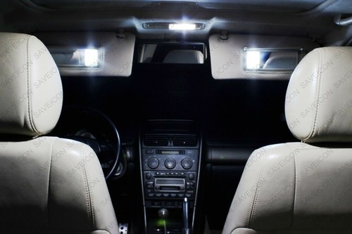Paquete de 10 luces interiores LED blancas para Toyota Camry 2002 - 2006 + herramienta palanca - Imagen 7 de 8