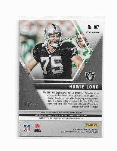 howie long villanova jersey
