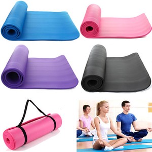 Extra-Thick-Non-slip-15mm-Yoga-Mat-Pad-Cushion-Exercise-Fitness-Pilates-w-Strap