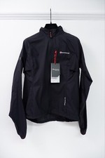Montane Womens Featherlite Trail Jacket Size Xs Black Lightweight Coat Brand New