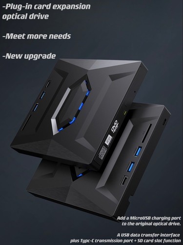 Multi-functional External Drive DVD Burner Four-in-One USB 3.0/Type-C - Picture 5 of 7