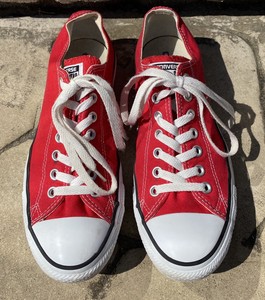 red converse mens size 9