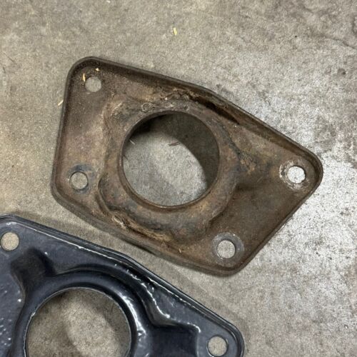 Porsche 356 Torsion Barre Housse Paire W/Centre Trou Ressort Assiette - Picture 3 of 6