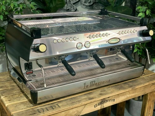 LA MARZOCCO GB5 3 GROUP BLACK \u0026 GOLD 