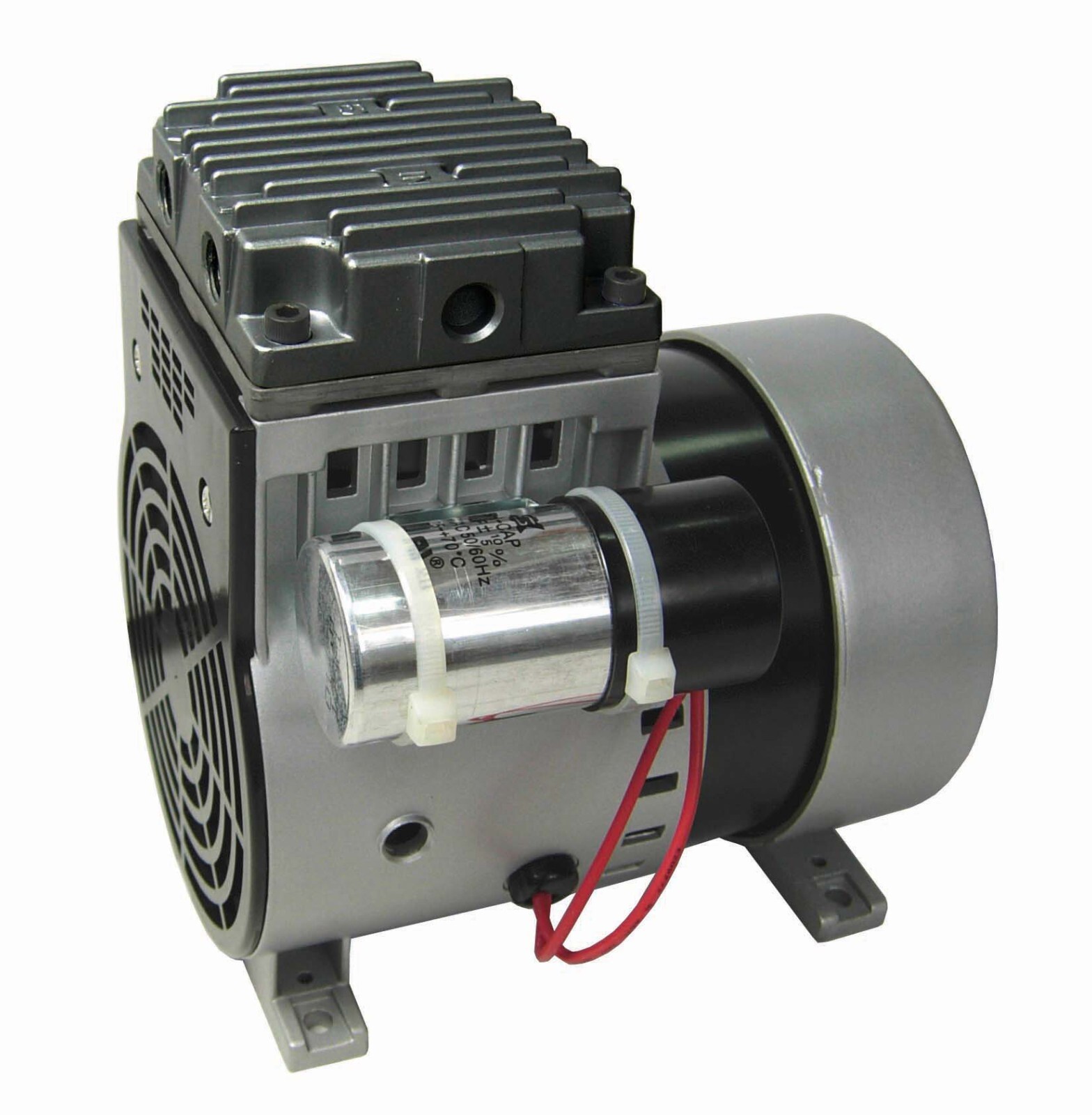 1/4 HP Rocking Piston, Oil-less Air Compressor or Vacuum Pump, 2.5 CFM, 30 PSI