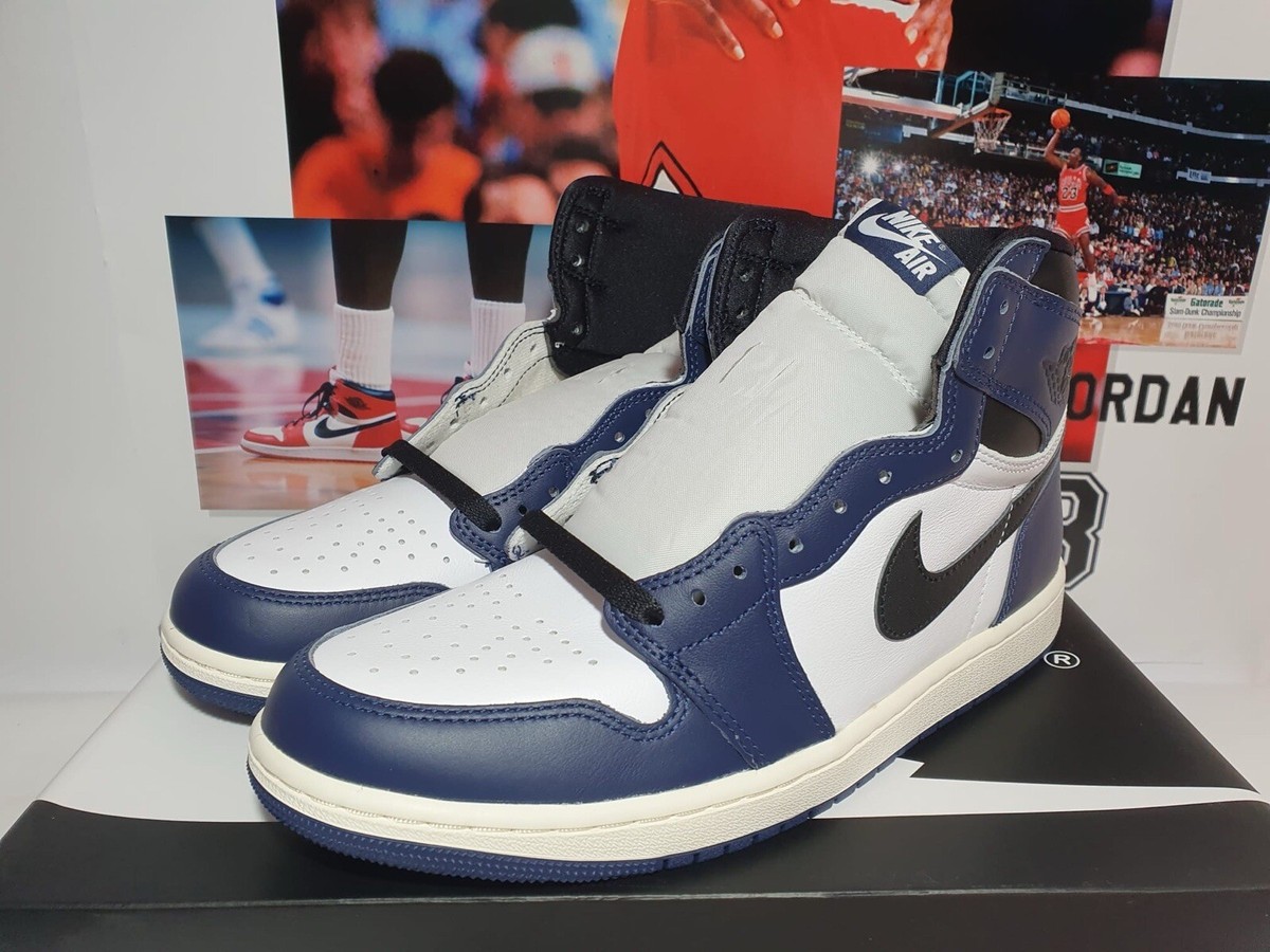 Nike AIR JORDAN 1 RETRO HIGH OG Midnight Navy Men's UK 8.5 EUR 43