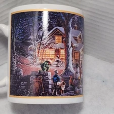 Terry Redlin Mug The Hadley Collection Winter Wonderland Christmas Horse Sleigh