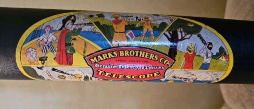 1940 Toy Telescope Marks Brothers Co. Genuine Works As Unused Must C Truly Rare - Picture 3 of 13