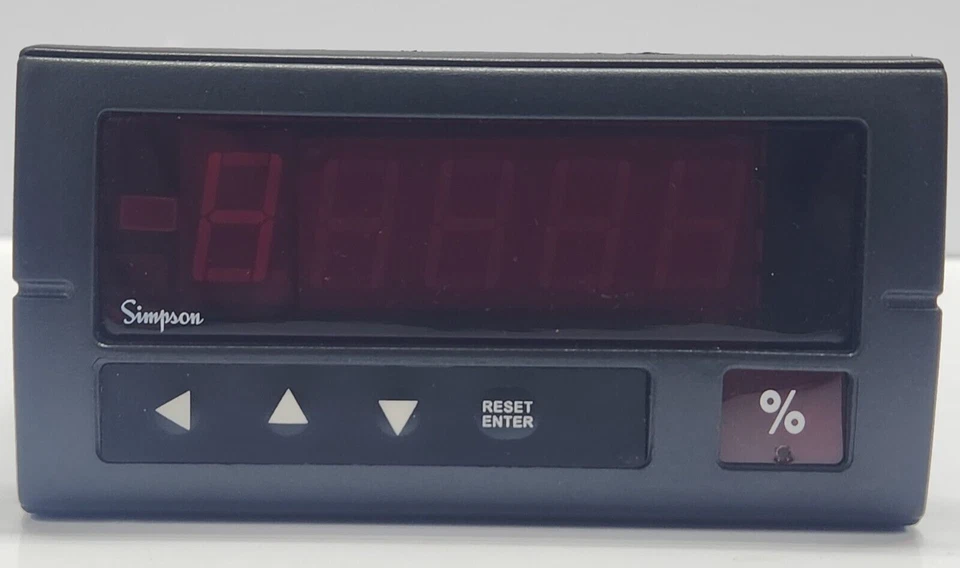 SIMPSON {H345271021} DIGITAL PANEL METER H345 - Image 2 of 4