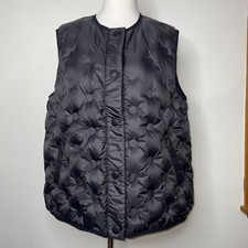 Masai Copenhagen Down Black Puffer Vest Lagenlook