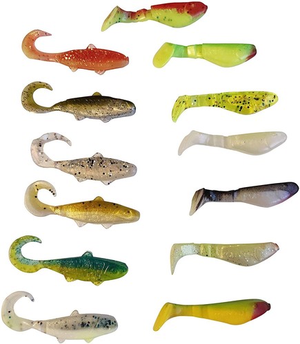 Sonderangebot RELAX Gummifische  5 cm  Barsch Forelle Hecht Zander Köder Kopyto - Bild 39 von 70