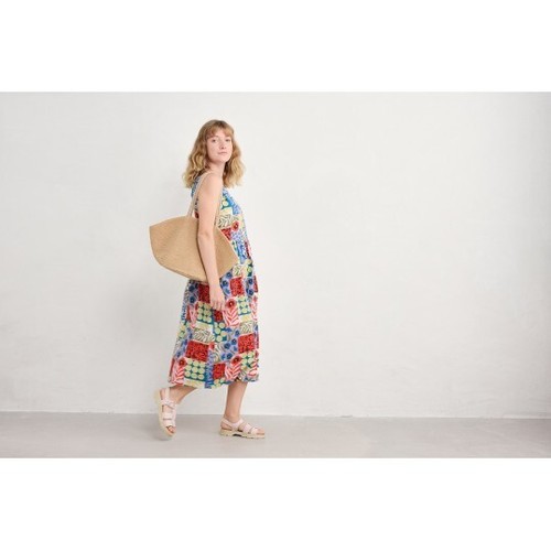 Seasalt Lowland Heather Dress - Headland Patchwork Mix - 12 14 16 - Was £95.95 - Picture 5 of 7