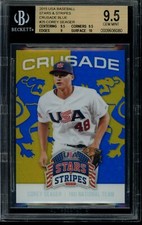 2015 Panini USA Baseball Stars & Stripes Corey Seager Crusade Blue #25 BGS 9.5