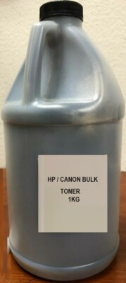 UNIVERSAL COMPATIBLE BULK BLACK TONER REFILL FOR HP LASERJET / CANON (1kg)