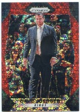 2017-18 PANINI FAST BREAK PRIZM RED #/125 DAVE JOERGER KINGS COACH NO. 30