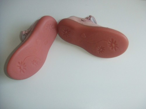 ASTER CHAUSSURES BABIES EN CUIR FILLE POINTURE 24 ROSE POUDRE - Picture 5 of 12