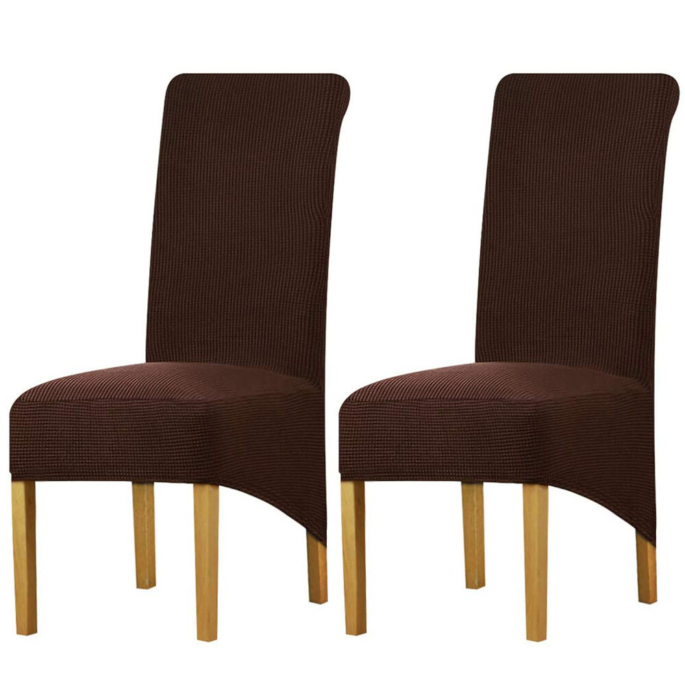 Velvet Dining Chair Seats Covers Large Size Stretch Plush Slipcovers Protectors eBay