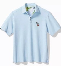 TOMMY BAHAMA 'POSTCARD TO PARADISE' MICKEY MOUSE POLO DISNEY GOLF SHIRT XXL 2XL