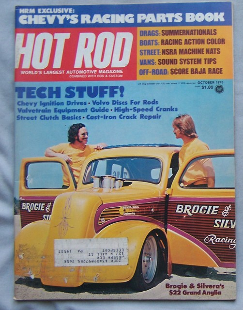 October 1975 Hot Rod Magazine eBay