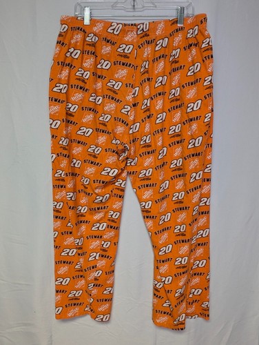 Tony Stewart x The Home Depot Pajama Set Mens Large Orange Cotton Loungewear - Picture 12 of 16
