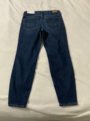 NWT AMERICAN EAGLE WOMEN AE NEXT CURVY V-WAIST HIGH RISE JEGGING 8 SHORT