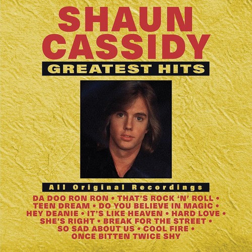 SHAUN CASSIDY = Greatest Hits = VINYL LP = ROCK ROLL SOFT GLAM POP ROCK