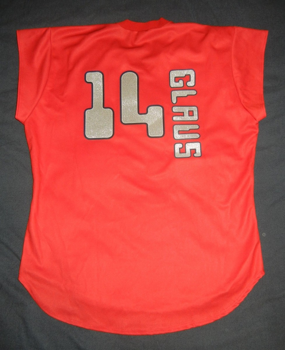 TROY GLAUS Anaheim Angels Los Angeles Turn Ahead The Clock Jersey