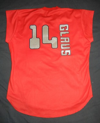 TROY GLAUS Anaheim Angels Los Angeles Turn Ahead The Clock Jersey