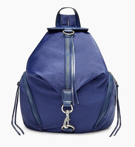 NWT Rebecca Minkoff Julian Nylon Backpack Black Slate Gray Navy Elemental AUTHNT - Picture 72 of 83