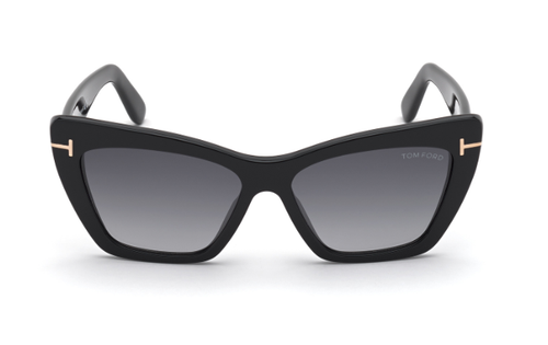 Gafas de sol Tom Ford BUCKLEY 02 FT0906 N 01A negro brillante/cuadrado humo cuadrado para hombre - Imagen 6 de 6