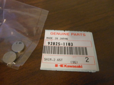 NOS Kawasaki KZ650 KZ750 ZX1100 Shim 2.65 QTY2 92025-1103 | eBay