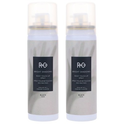 R+CO Bright Shadows Root Touch-Up Spray Black 1.5 oz 2 Pack
