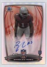 2014 Bowman Rookie Chrome Refractor Auto Bradley Roby #34 Auto 0m0